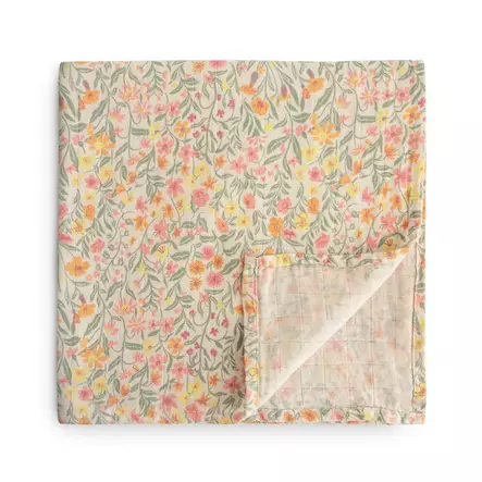 Jättiharsoliina Mushie Pastel Blooms. - Muslinfilt - 101738 - 1