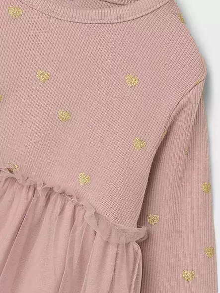 Name It vauvan mekko kultaisille glitter-syd=C3=A4mill=C3=A4. - Bodys och tröjor - 13221368 - 2