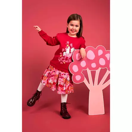 Muumi Niiskuneiti Collegepaita burgundi lapsella. - Skjortor och huvtröjor - 72588748 - 2