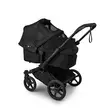 Bugaboo Donkey 6 Breezy sun canopy Heritage Black integroidulla hyönteissuojalla. - Andra tillbehör - 100469008 - 3