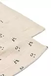 Liewood Lewis Harsoliina 2-pack Mini panda/Sandy mix, ovat pehmeää puuvillaa. - Muslinfilt - 14907-2668 - 2