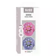 Bibs Boheme luonnonkumitutti 2 kpl 0-6kk, Bubblegum/Peri, pakkaus. - Nappar och napphållare - 230248 - 3