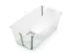 Stokke Flexi Bath kylpyamme+ kylpytuki Transparent Green. - Badkar och badstöd - 531508 - 1