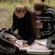 Easygrow Nature lämpöpussi Pink vaunuissa lapsella. - Åkpåsar för barnvagn - Natu5388 - 5