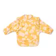 Liewood Merle Ruffle ruokalappu hihoilla Flower/Lemon yellow. - Haklappar - 20321-2608 - 1