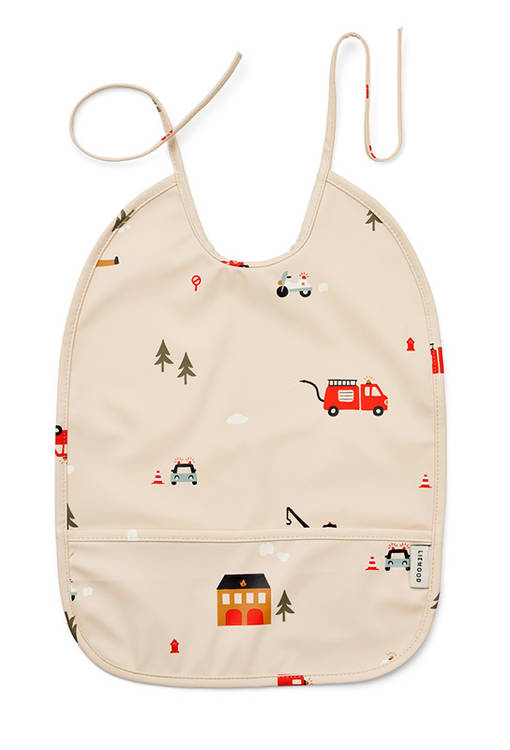 Liewood Lai ruokalappu emergency vehicle/sandy. - Haklappar - 15067-1668 - 1