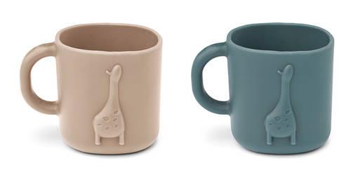 Liewood Chaves muki dark sandy whale blue. - Muggar och pipmuggar - 18380-1828 - 1