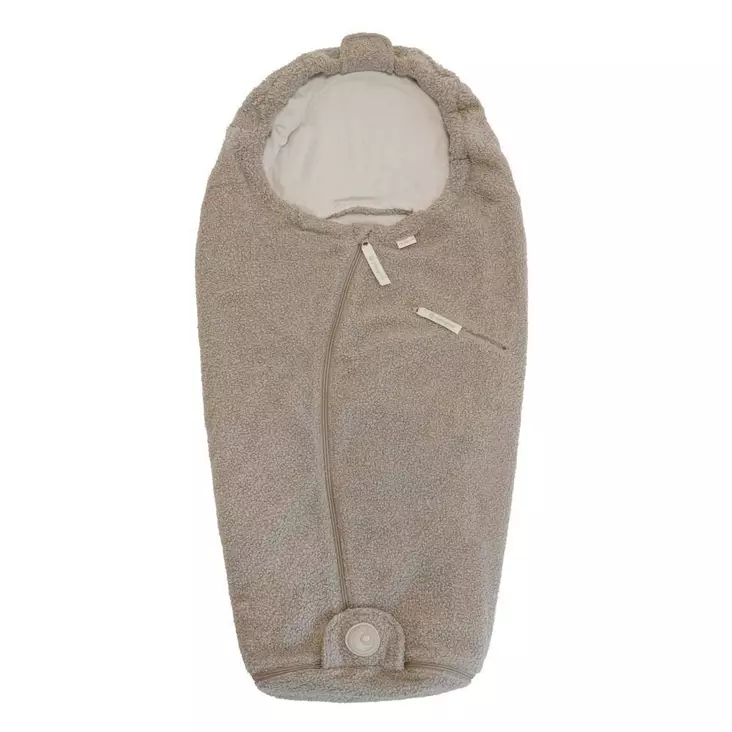 Easygrow Lyng kevyt lämpöpussi turvakaukaloon, Teddy Sandbrown. - Åkpåsar för babyskydd - 304578 - 1