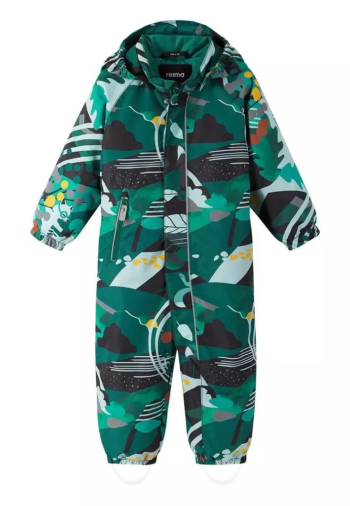 Reimatec Puhuri talvihaalari Deeper green. - Barnens vinteroveraller - 5100116B-89A8 - 1