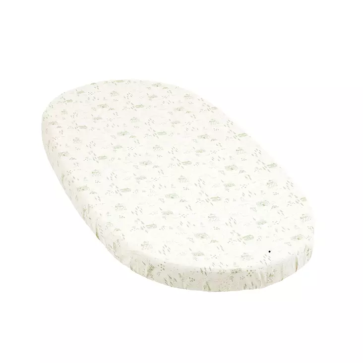 Stokke muotolakana Sleepi sänkyyn Sage Green Map. - Påslakan och underlakan - 683308 - 1