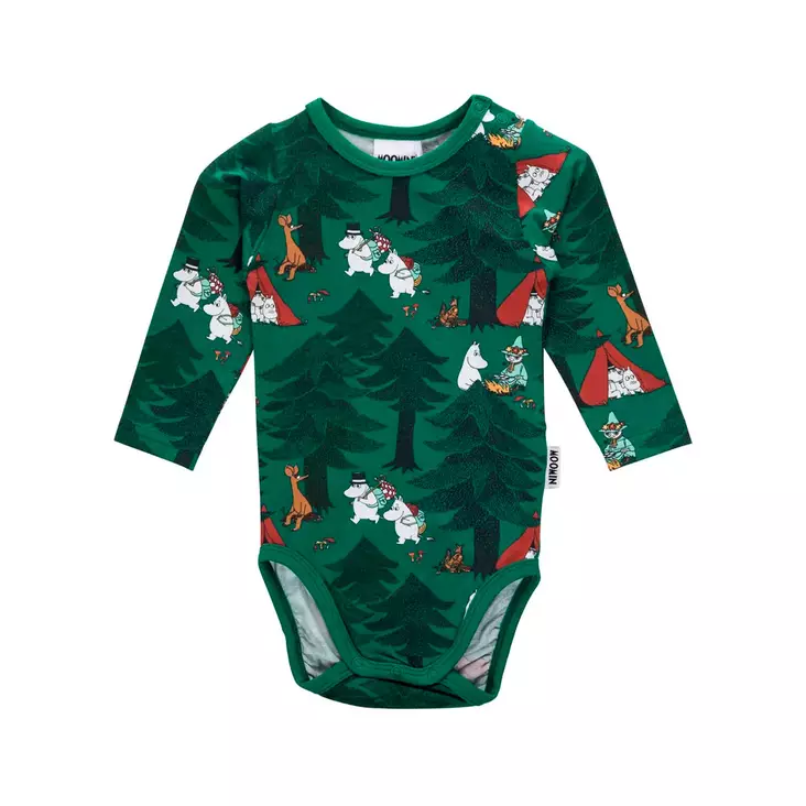 Martinex Muumi Telttailu Body vihreä. - Bodys och tröjor - 72588678 - 1