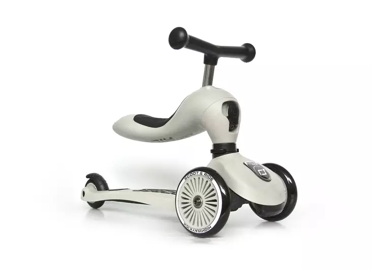 Scoot & Ride potkulauta/potkumopo Highwaykick 1, Ash. - Sparkcyklar och springcyklar - 96268 - 1