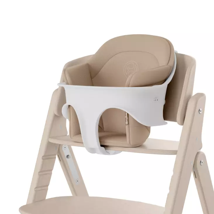 Cybex CLICK & FOLD pehmuste Almond Beige syöttöuolissa. - Matstolar för barn - 524000918 - 1