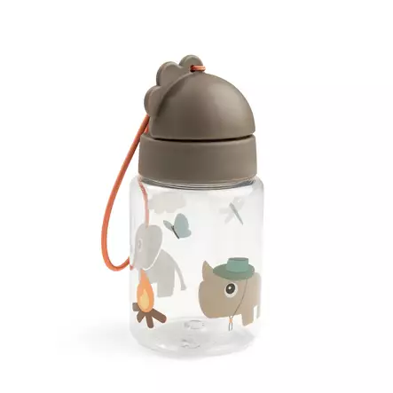 Pillipullo Done By Deer 280 ml Tiny Trails Sand. - Vattenflaskor och flaskor med sugrör - 1066149 - 1