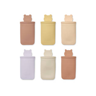 Liewood Malik j=C3=A4=C3=A4tel=C3=B6muotit 6-pack pale tuscany multi m=
ix. - Mellanmålspåsar, matlådor och snackkoppar - 17481-1959 - 1