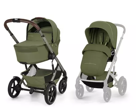 Cybex Talos S lux 2026 yhdistemävaunut Moss Green. - Barnvagnar och kombivagnar - 526001739 - 1