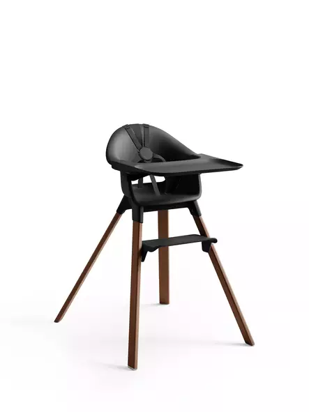 Syöttötuoli Stokke Clikk Black / Warm Brown. - Matstolar för barn - 552009 - 1