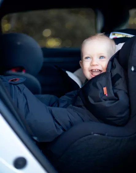 Easygrow ferd mini lämpöpussi black lapsella. - Åkpåsar för babyskydd - Mini1389 - 2