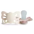 Silikonitutti Frigg Butterfly 2 pack Size 1, Cream/Blush. - Nappar och napphållare - 100479 - 1