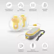 Rintapumppu Medela Freestyle Hands-free Double on helppo k=C3=A4ytt=C3=
=A4=C3=A4. - Bröstpumpar - 101044159 - 4