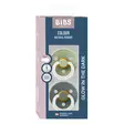 Bibs Night luonnonkumitutti 2 kpl 0-6kk, Sage/Pine, pakkaus. - Nappar och napphållare - 110479 - 3