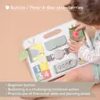Taf Toys aktiviteettilelu Buckles Board, harjoittaa kahden käden käyttöä. - Skallror, greppleksaker och bollar - 276079 - 7