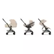 Cybex Coya Comfort rattaat Matt Black, Cozy Beige, Travel System. - Resevagnar och barnvagnar - 526000189 - 9