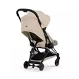 Cybex Coya Comfort rattaat Matt Black, Cozy Beige takaa. - Resevagnar och barnvagnar - 526000189 - 5