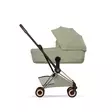 Cybex Coya/Mios Style vaunukoppa Sage Green taittuu kasaan. - Liggvagnar och bärväskor - 526000469 - 4
