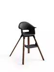 Syöttötuoli Stokke Clikk Black / Warm Brown, tarjotin ja valjaat irti. - Matstolar för barn - 552009 - 2