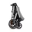 Cybex Balios S lux rattaat Stone Grey kasattuna. - Barnvagnar och kombivagnar - 524002519 - 5