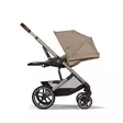 Cybex Balios S lux rattaat Almond Beige makuuasennossa. - Barnvagnar och kombivagnar - 524002549 - 4
