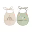 Done By Deer Tiny pocket bib 2pack Celebration Sand - Haklappar - 1343439 - 1