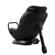 Turvaistuin Axkid Minikid Core Coastal Storm Black takaa, kiinnitys tukijalalla ja turvavyöllä. - Bilbarnstolar 9-36 kg - 22240039 - 3
