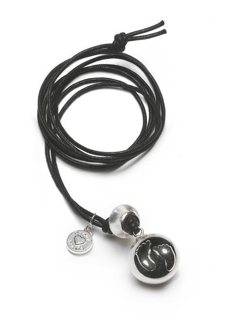 Footprint, black silver - Graviditetssmycken och amningssmycken - ID269 - 1