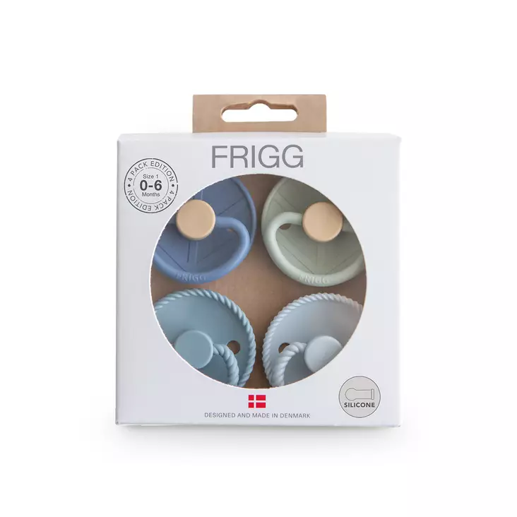 Frigg silikonitutit 4-pack 0-6 kk, Skyline Serenity. - Nappar och napphållare - 101899 - 1