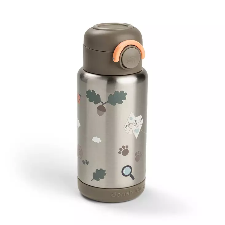 Termospullo Done By Deer Tiny Trails Sand 340ml. - Vattenflaskor och flaskor med sugrör - 1061249 - 1