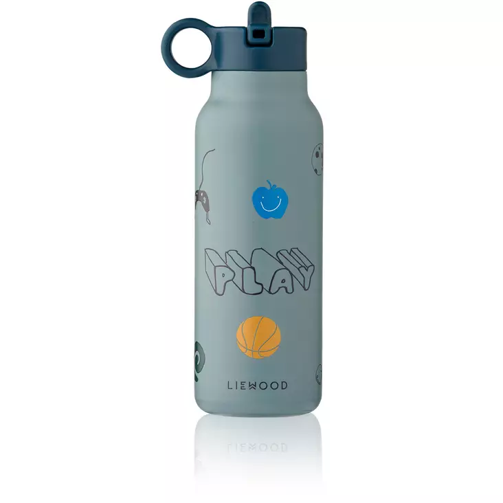 Liewood juomapullo Falk 350 ml Play/Dusty Peppermint. - Vattenflaskor och flaskor med sugrör - 19617-2789 - 1