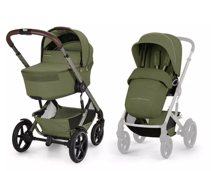 Cybex Talos S lux 2026 yhdistemävaunut Moss Green. - Barnvagnar och kombivagnar - 526001739 - 1