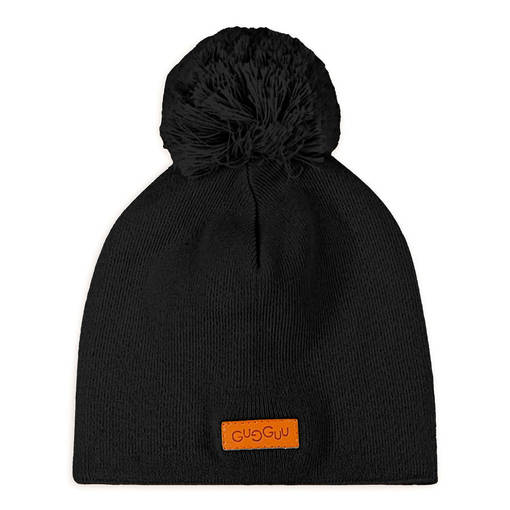 Gugguu Puuvillapipo Tuft Beanie Black. - Barnmössor - GUGCO719 - 1