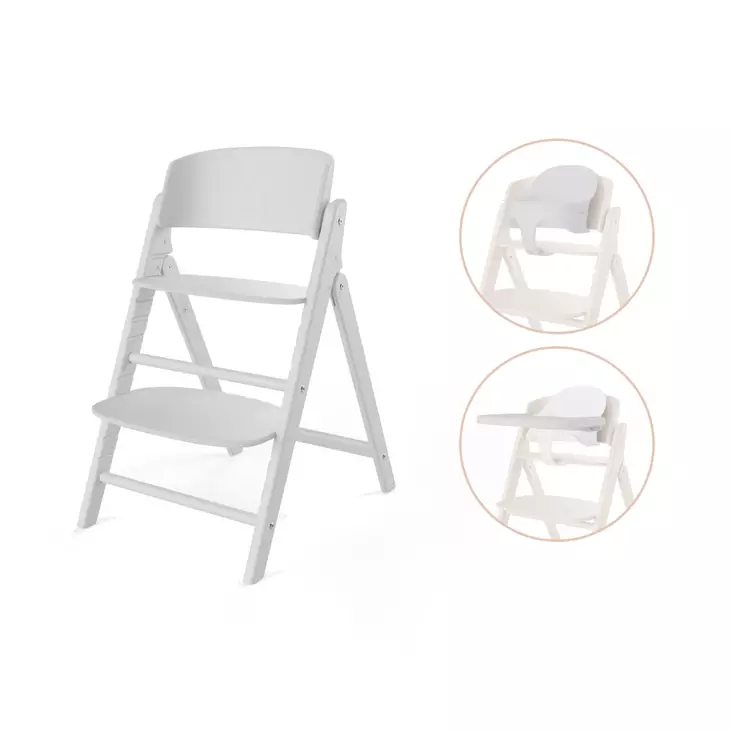 Cybex CLICK & FOLD syöttötuoli 3in1 All White. - Matstolar för barn - 524000809 - 1