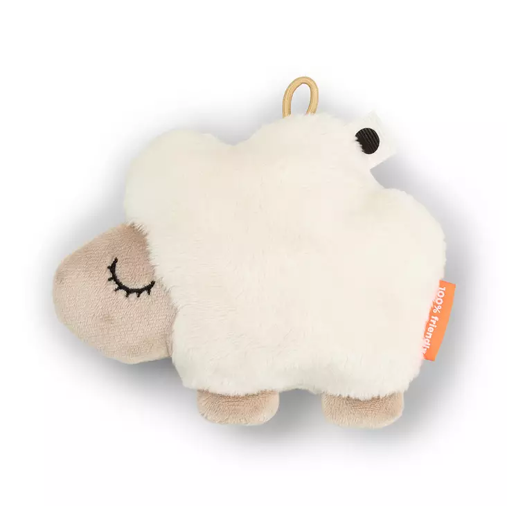 Done By Deer helistin tiny sensory rattle Sheepy Sand - Skallror, greppleksaker och bollar - 4363149 - 1