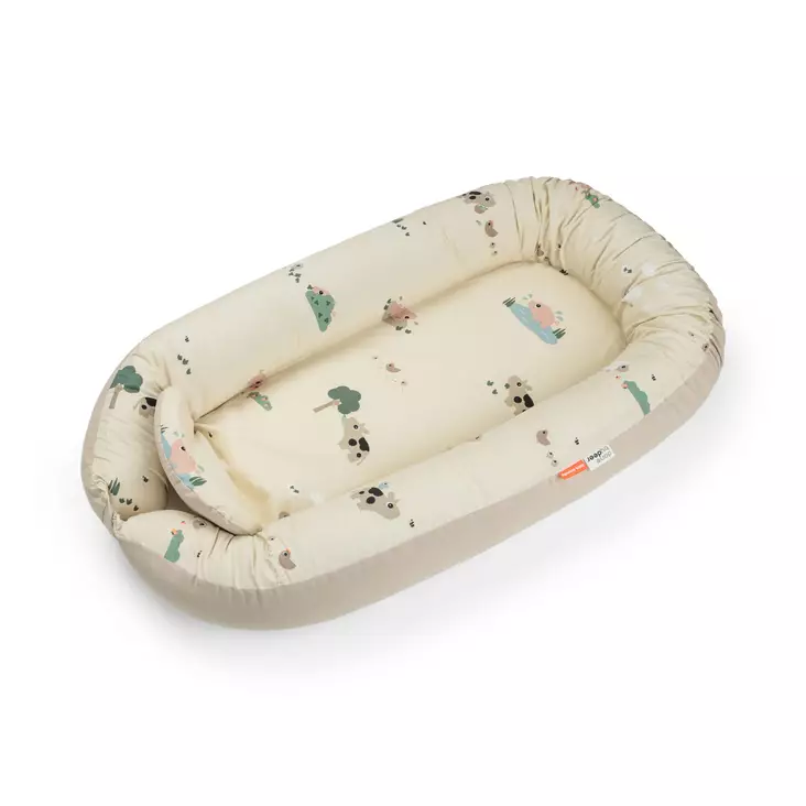 Unipesä Done by Deer Cozy Nest Tiny Farm Sand. - Babynest - 2223649 - 1