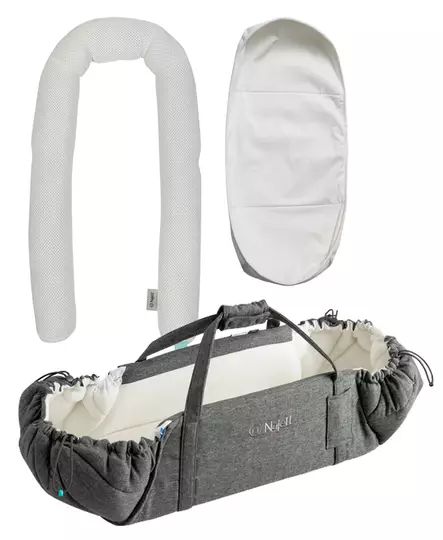 Najell SleepCarrier X starttipaketti Stormy Grey. - Liggvagnar och bärväskor - N20115801STA - 1