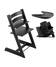 Tripp Trapp Starttipaketti Oak/Black. - Matstolar för barn - 100139STA - 1