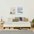 Hangout Daybed sänky 140x200cm Natural Wood edestäpäin kuvattuna - Hoppekids sängar och möbler - 30-0011-00-14A - 4
