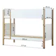 Hoppekids Blend kerrossänky 90x200cm Oak mitat - Sängar - 31-0051-82-09A - 9