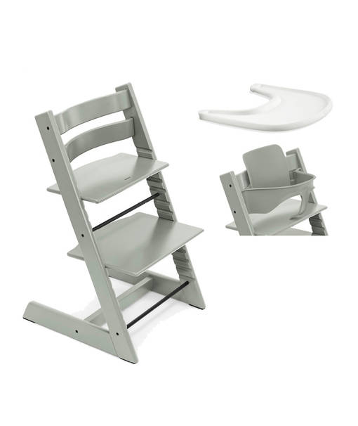 Tripp Trapp Starttipaketti Stokke Glasier Green. - Matstolar för barn - 100139GLSTA - 1