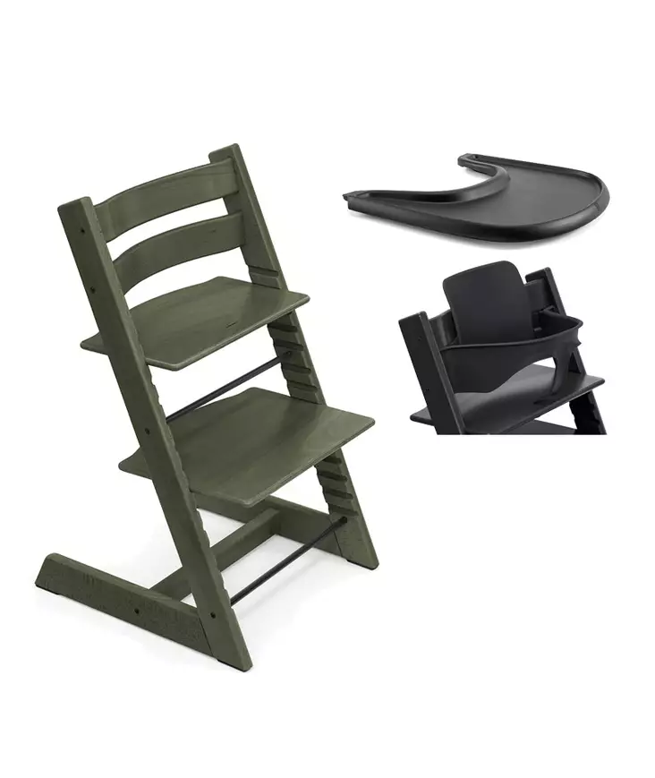 Tripp Trapp Starttipaketti Marble Green. - Matstolar för barn - 100139MGSTA - 1