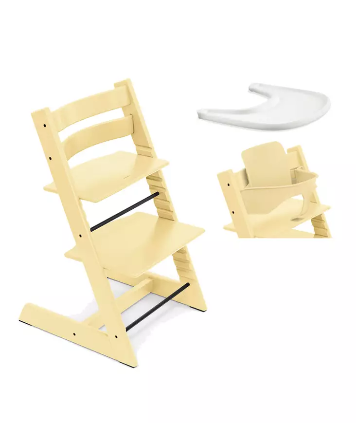 Tripp Trapp Starttipaketti Lemon Yellow. - Matstolar för barn - 100143LYSTA - 1